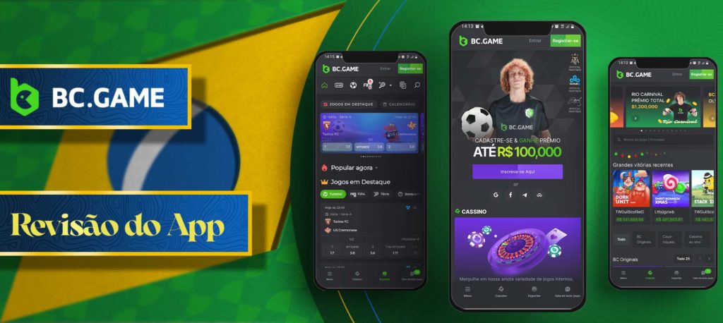 Revisão completa da aplicação BC Game para o androide Brasil