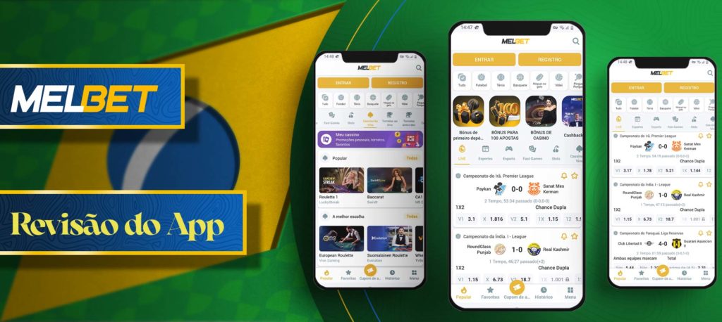 Revisão completa da aplicação Melbet para o androide Brasil