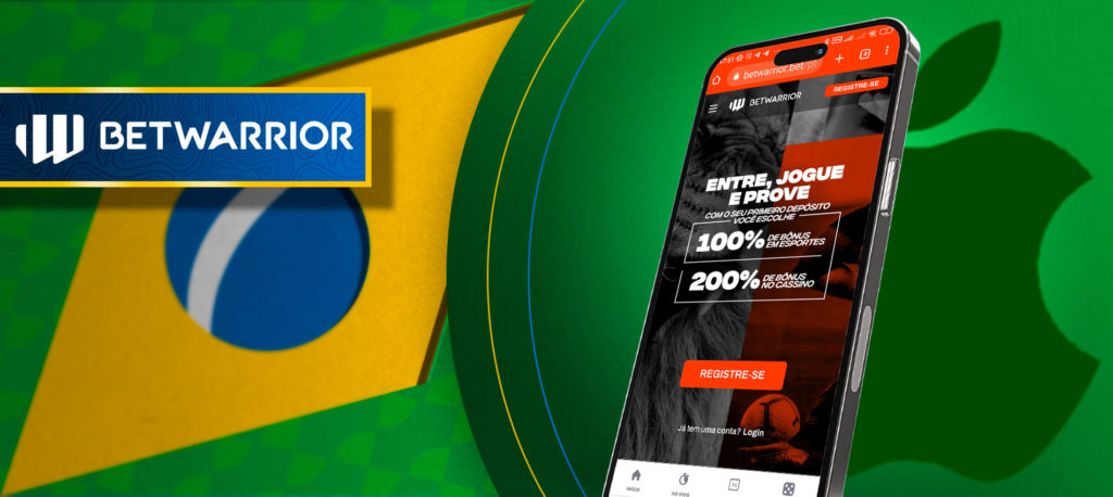 Betwarrior app de apostas para iPhone Brasil
