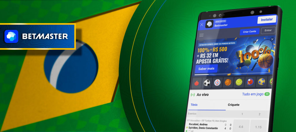 Uma das melhores casas de apostas entre outras aplicações brasileiras - Betmaster.