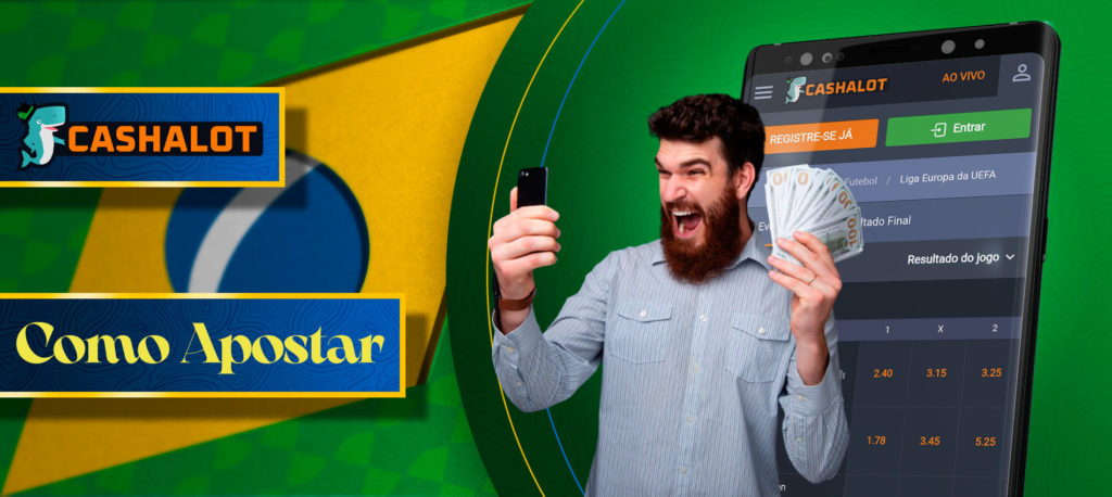 Como apostar pelo Cashalot app no Brasil
