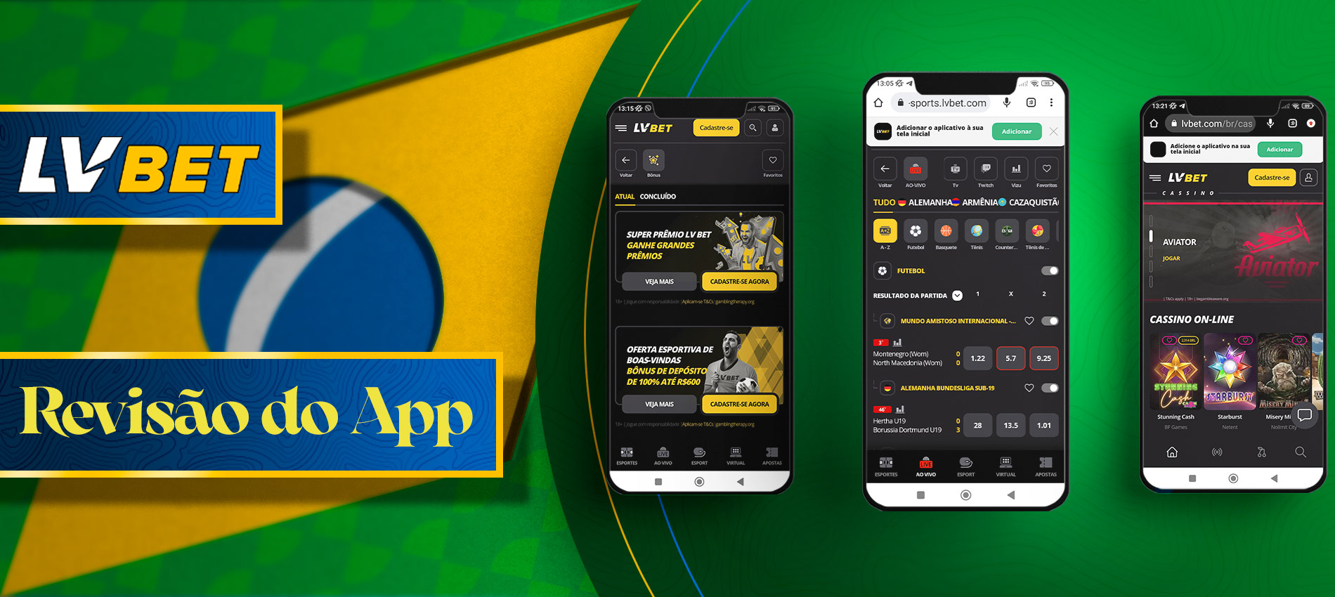 Análise do aplicativo de apostas LVBet Brasil