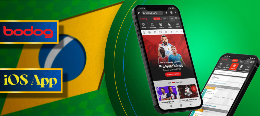 Instruções para baixar o aplicativo móvel Bodog para ios no Brasil