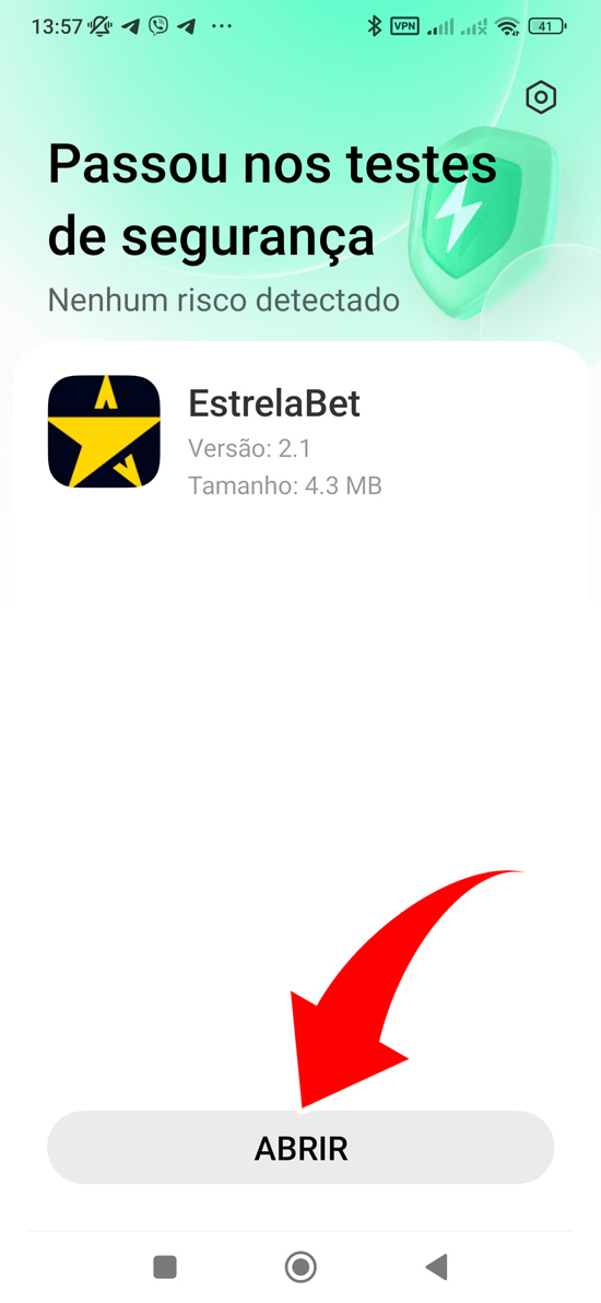 Passo 4 para baixar o aplicativo EstrelaBet Brasil