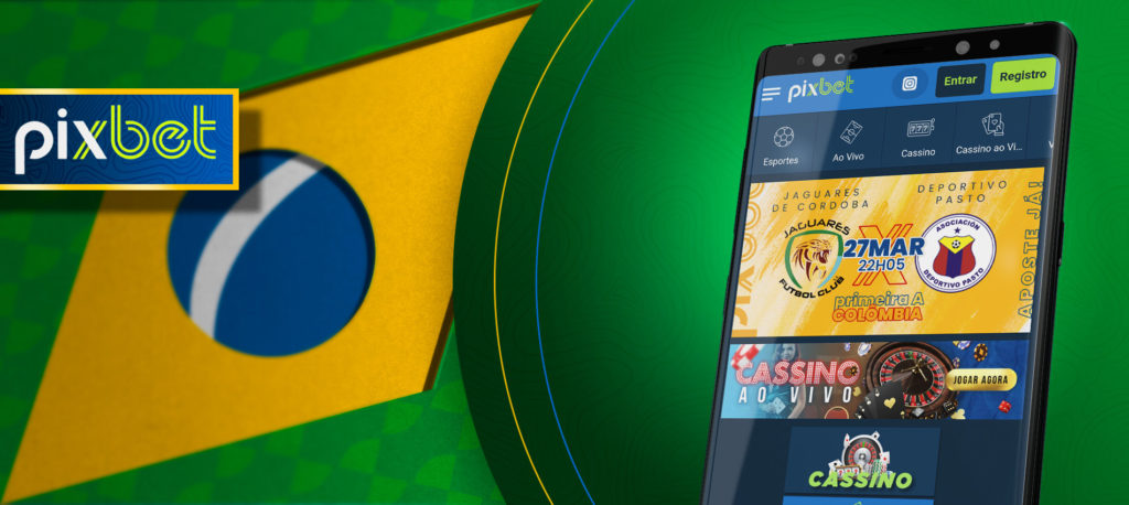 Uma das melhores casas de apostas entre outras aplicações brasileiras - Pixbet.