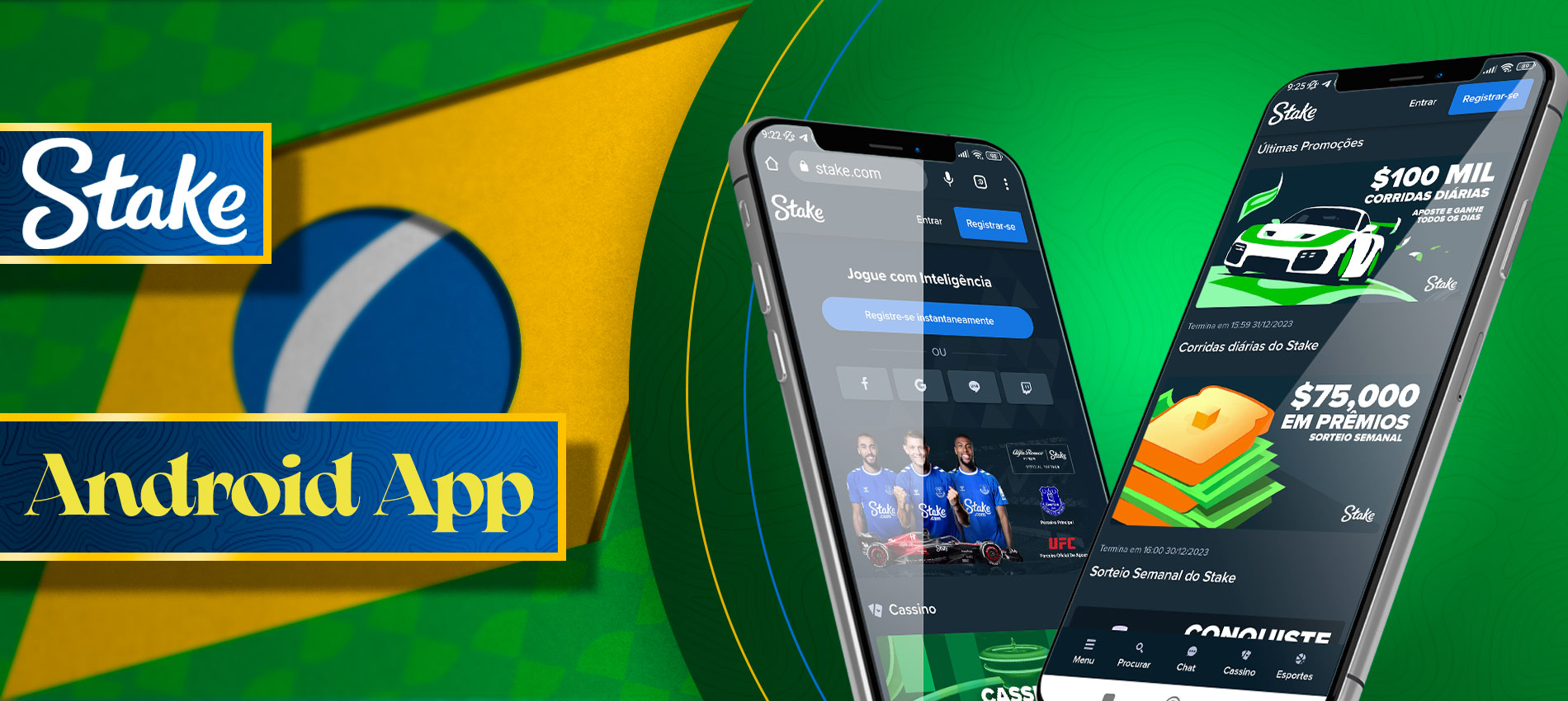 Application Stake sur Android