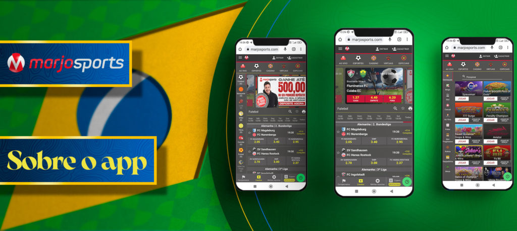 Revisão completa da aplicação Marjosports para o androide Brasil