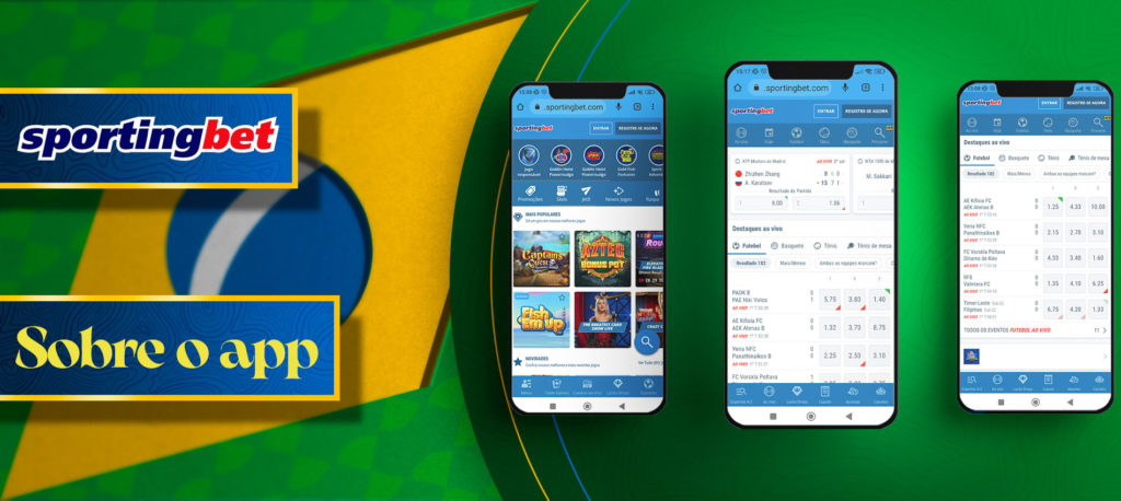 Revisão completa da aplicação Sportingbet para o androide Brasil