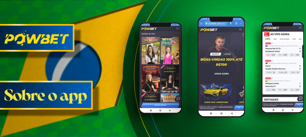 Revisão completa da aplicação Powbet para o androide Brasil