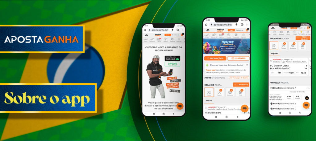 Revisão completa da aplicação Aposta Ganha para o androide Brasil