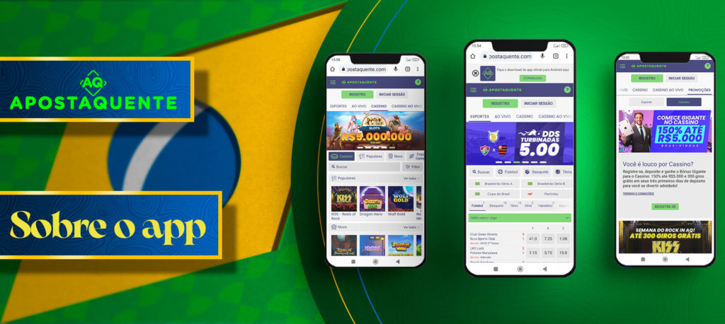 Revisão completa da aplicação Apostaquente para o androide Brasil