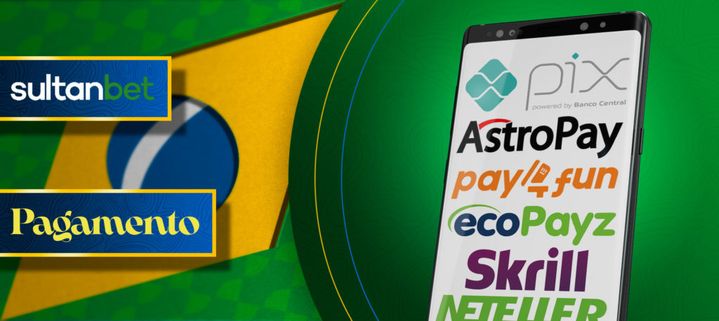 Todos os métodos de pagamento na aplicação móvel Sultanbet no Brasil