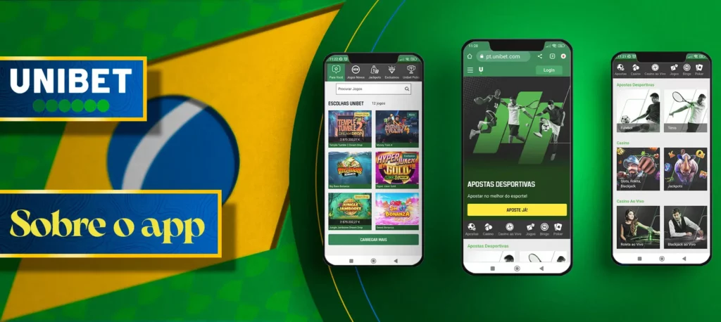 Revisão completa da aplicação Unibet para o androide Brasil