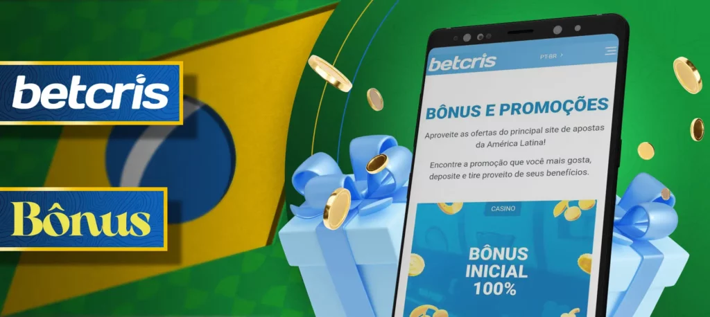 Bónus na aplicação Betcris no Brasil  