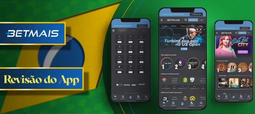 Avaliação da aplicação móvel Betmais no Brasil