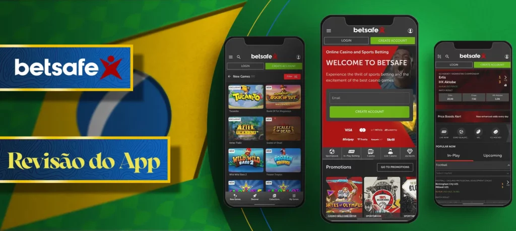 Avaliação da aplicação móvel da Betsafe no Brasil