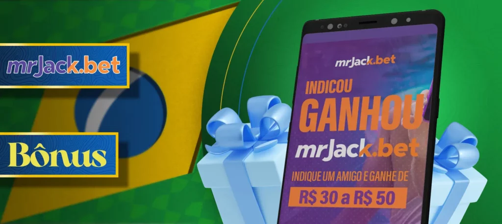 Bónus na aplicação móvel Mr Jack no Brasil 