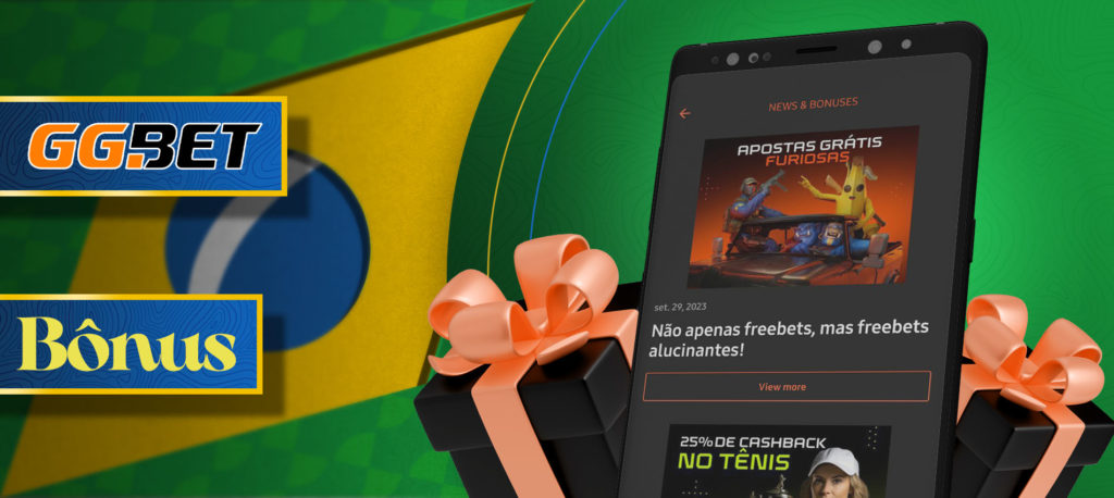 Bónus da aplicação GGbet no Brasil 