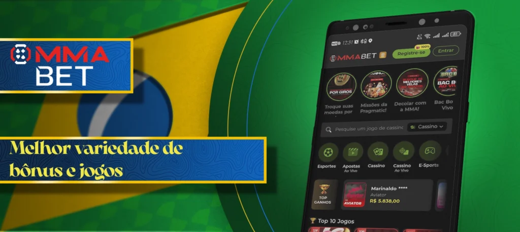 Aplicativo MMABet – Melhor variedade de bônus e jogos