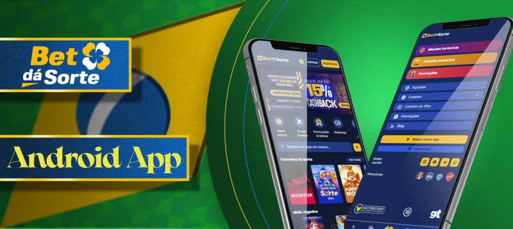 Cómo instalar la versión móvil de Bet da Sorte para Android.