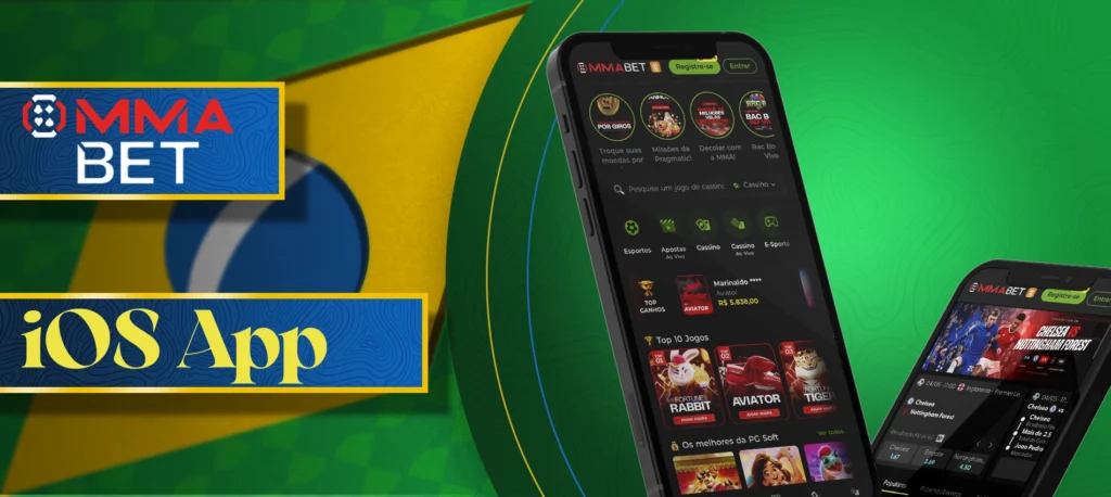 Cómo instalar la versión móvil de MMABet para iOS.
