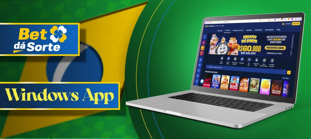Cómo instalar la versión móvil de Bet da Sorte para Windows.