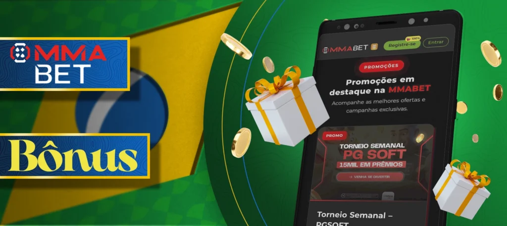 Todas as promoções e bónus na aplicação móvel MMABet